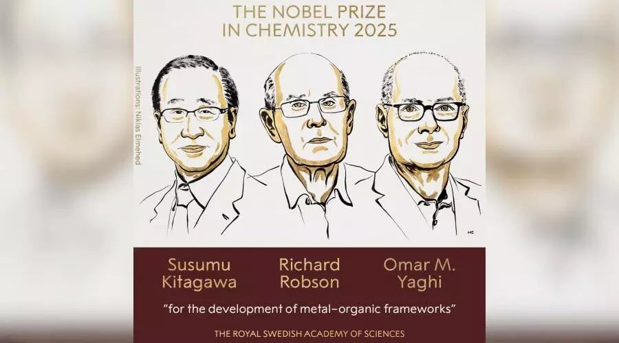 Kitagawa, Robson & Yaghi win Nobel in Chemistry for Metal–Organic Frameworks