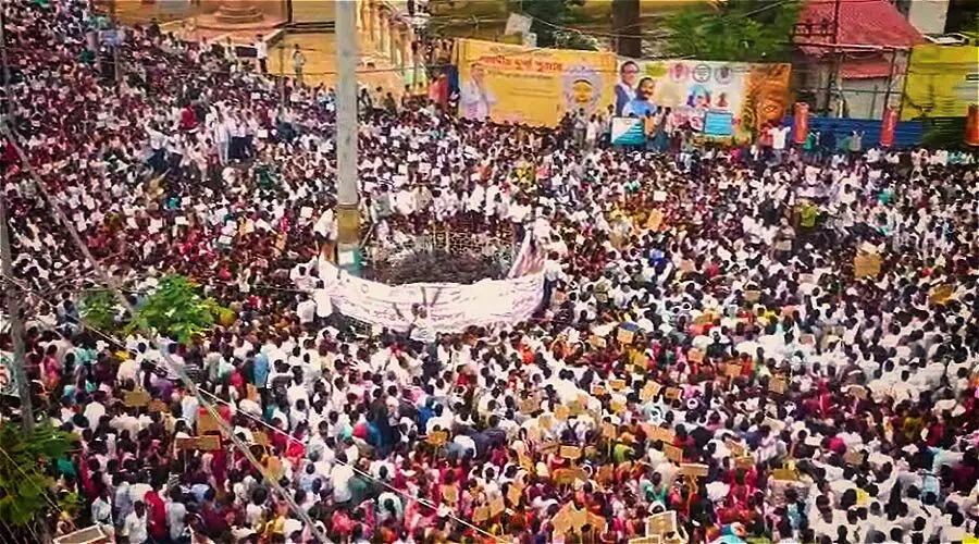 Tea tribe protest for ST status rocks Tinsukia; CM affirms BJPs support Tea tribe protest for ST status rocks Tinsukia; CM affirms BJPs support