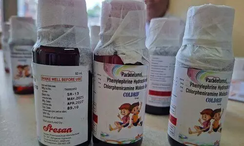 Arunachal bans on Coldrif cough syrup after Madhya Pradesh child deaths