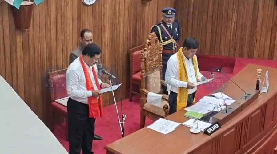 BPF-led Bodoland govt begins term; 36 members sworn in BTC Assembly BPF-led Bodoland govt begins term; 36 members sworn in BTC Assembly
