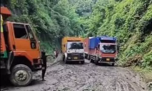 Over 600 trucks stuck on Aizawl-Silchar road, worsens after rain, truckers file PIL