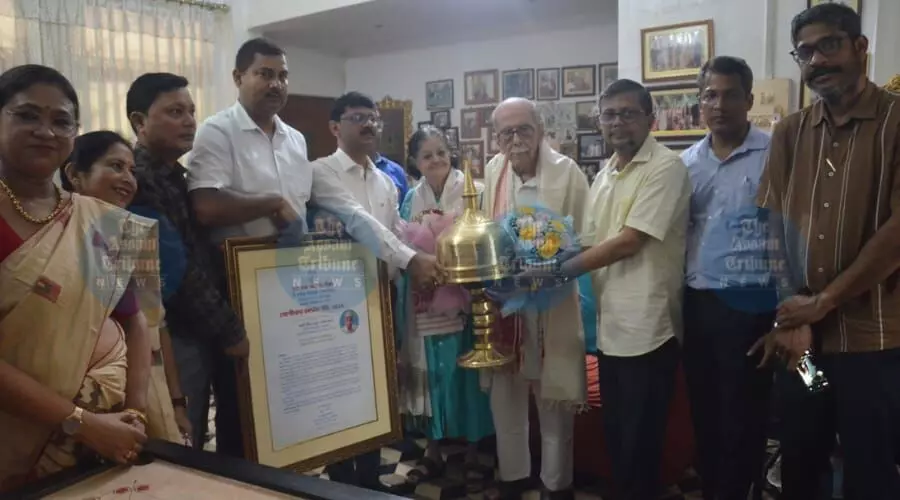 B Borooah College presents inaugural Gopinath Bordoloi Award to PG Baruah