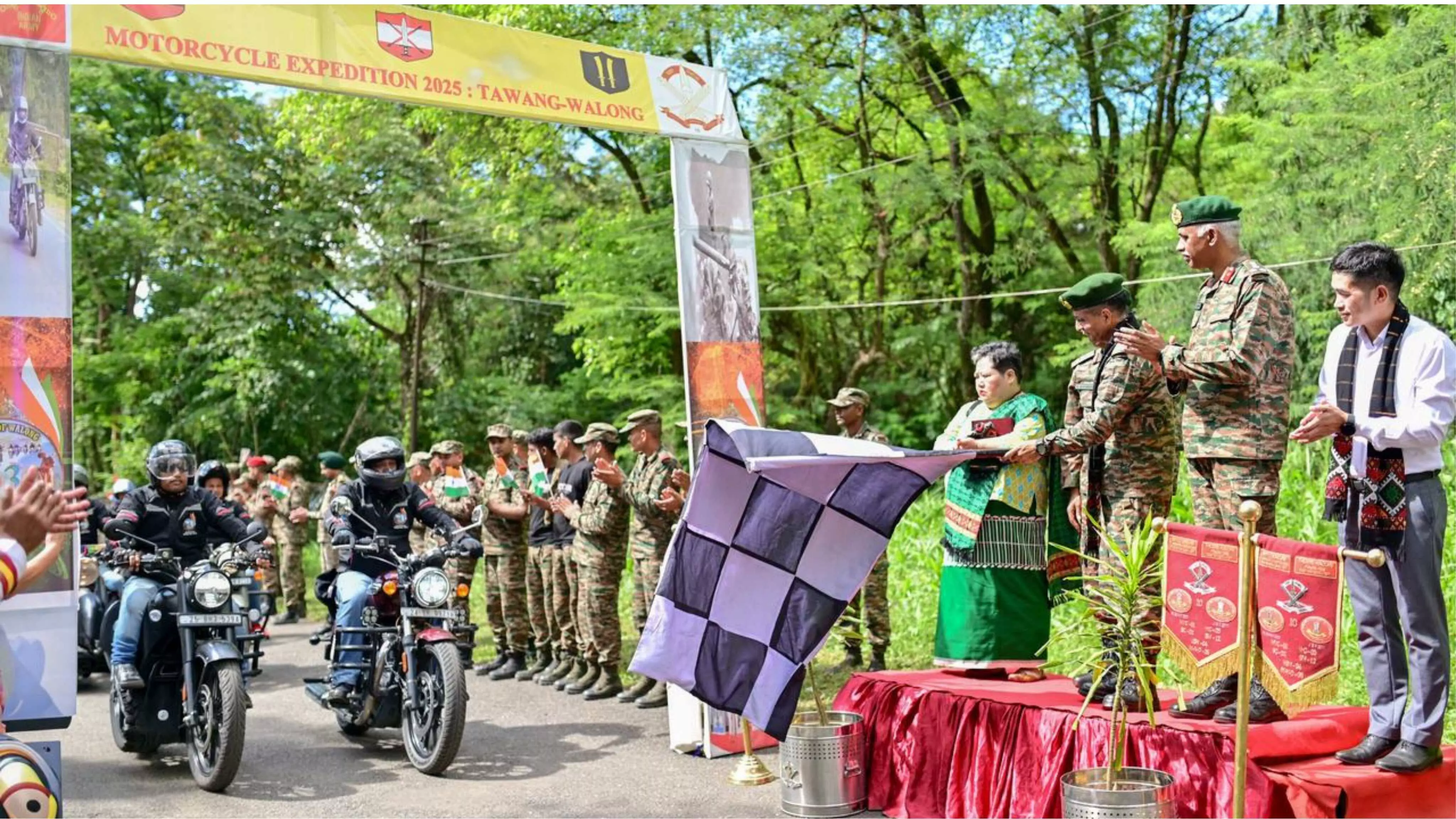 Army flags off 4-day Shaurya Motorcycle Rally in Arunachal to honour 1962 war heroes
