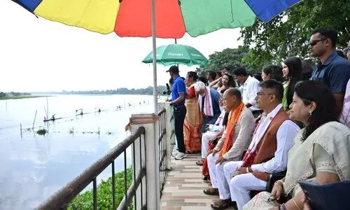 37th Morigaon District Day ends with boat rally, bhumi pujan for 25-ft Zubeen statue