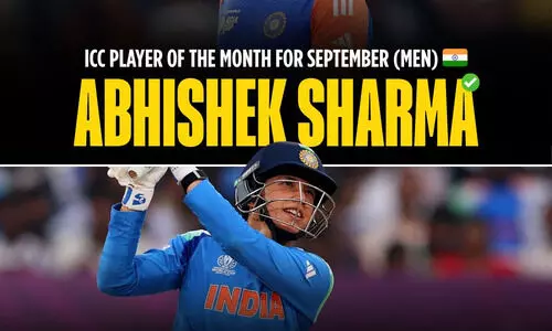 Abhishek and Smriti honored as ICC Players of the Month for September