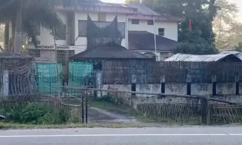 Three soldiers injured in explosion and gunfire attack on army camp in Kakopathar