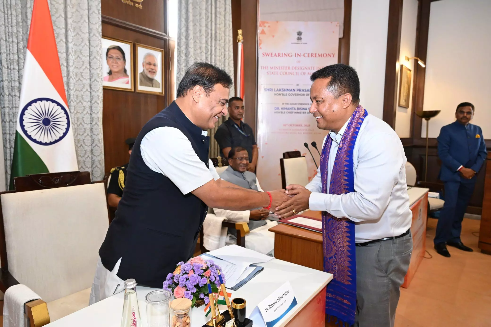BPF joins Assam NDA govt as Majbat MLA Charan Boro sworn into Sarma cabinet