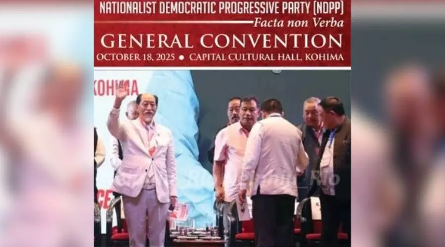 NDPP and NPF unite to form a single regional front for Naga Aspirations NDPP and NPF unite to form a single regional front for Naga Aspirations