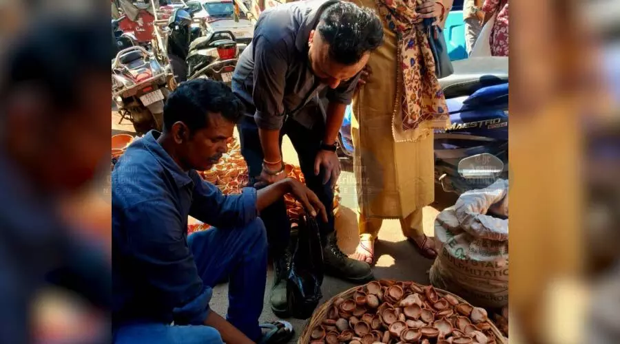 Earthen lamps replace flashy lights as Guwahati marks quieter Diwali