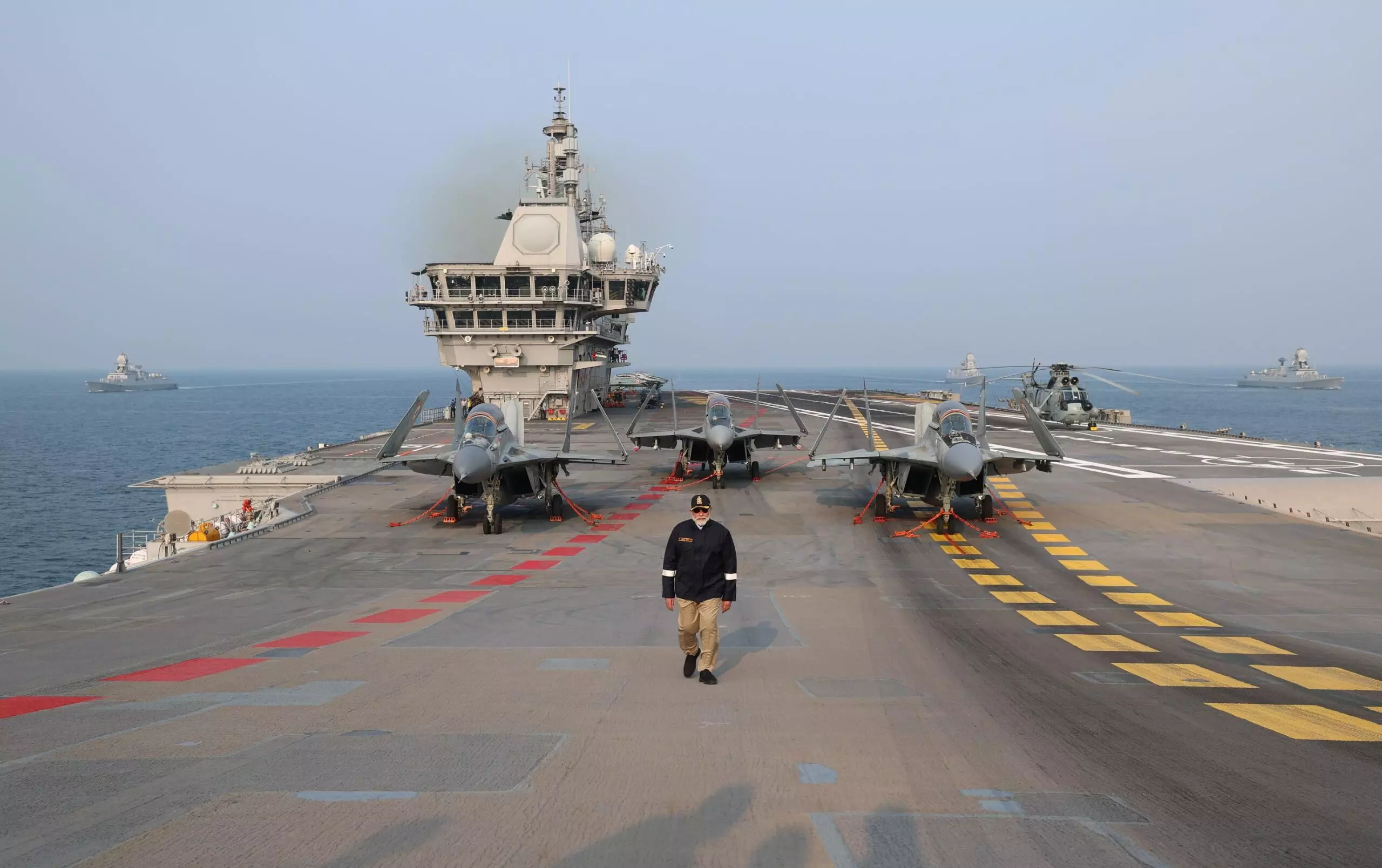 PM Modi celebrates Diwali onboard INS Vikrant, lauds India’s military might, self-reliance