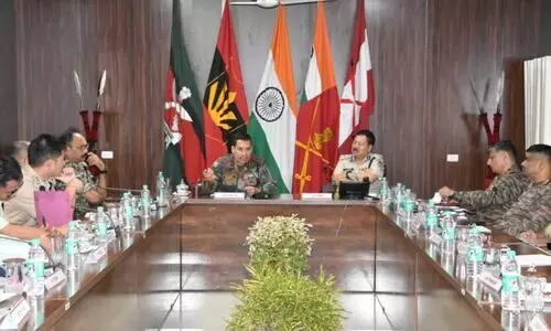 Security forces meet in Lekhapani, review measures amid rising militant attacks