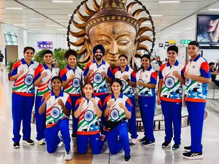 Indian boxers depart for Bahrain to compete in Asian Youth Games