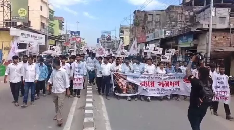 Student bodies stage massive protests across Assam over alleged delays in Zubeen Garg case