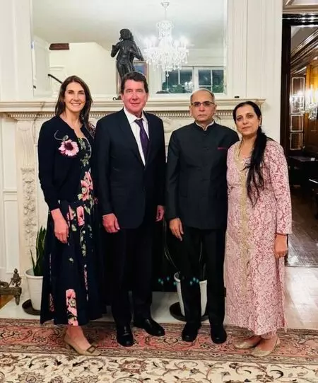 Indian envoy meets US Senator to discuss bilateral ties, trade deal talks