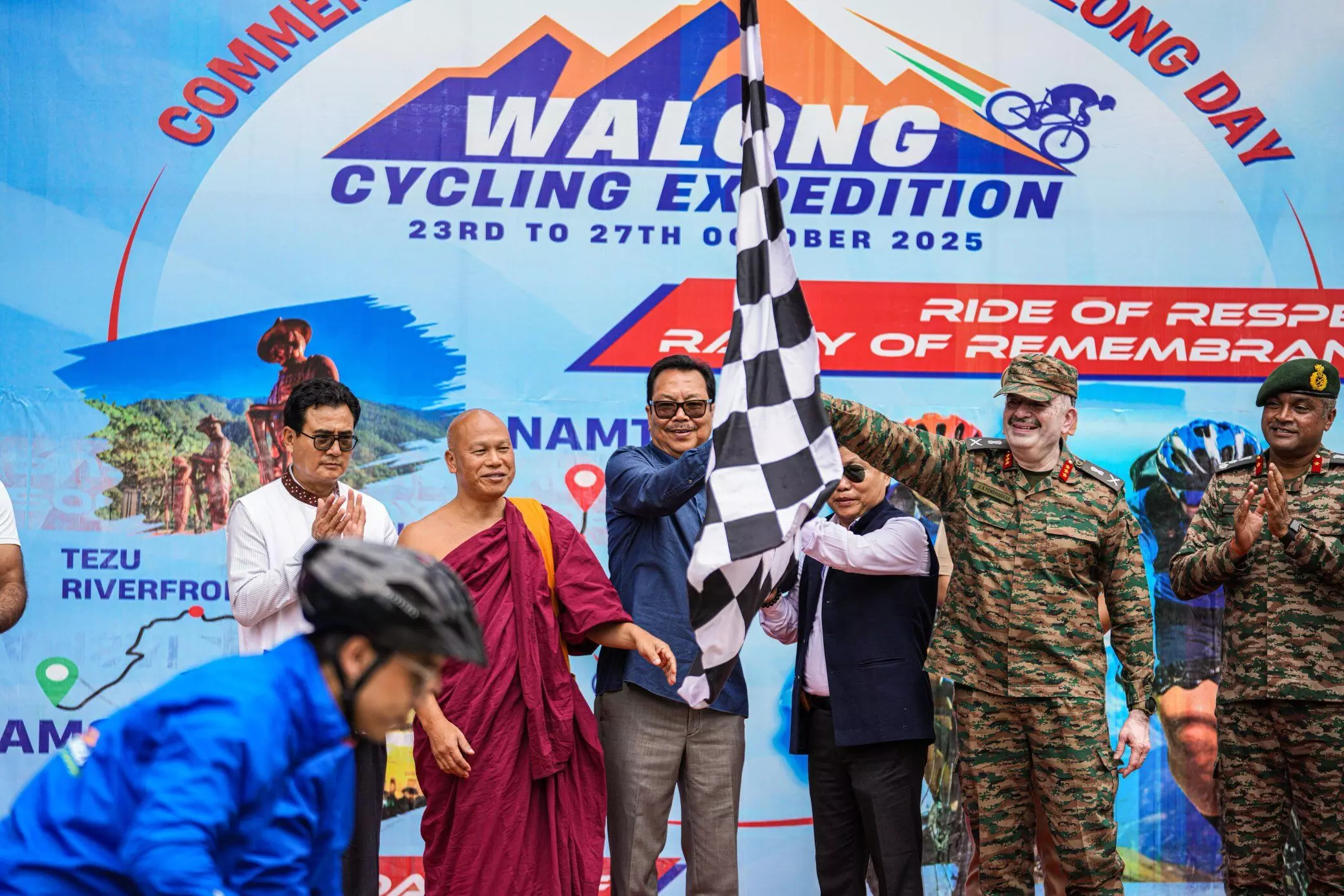 Walong Cycling Expedition in Arunachal honours 1962 war heroes, celebrates bravery