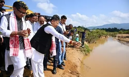 Assam govt kicks off Rs 8-Cr dredging of Nazira rivers to combat recurring floods