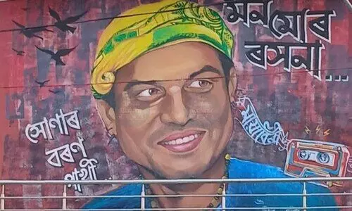 ‘Voice on the Wall’: Gauripur artists honour Zubeen Garg with striking mural