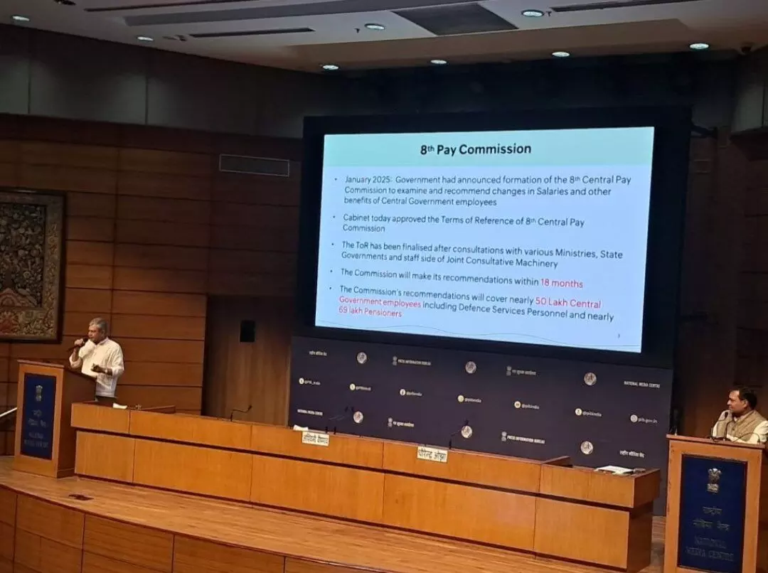 Cabinet clears ToR for 8th Pay Commission; report due in 18 months Cabinet clears ToR for 8th Pay Commission; report due in 18 months