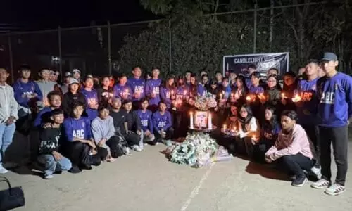 Kohima holds candlelight vigil as outrage grows over slain basketball player
