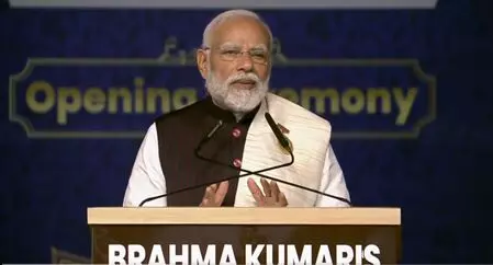 PM Modi opens Shanti Shikhar, praises Brahma Kumaris’ role in global peace