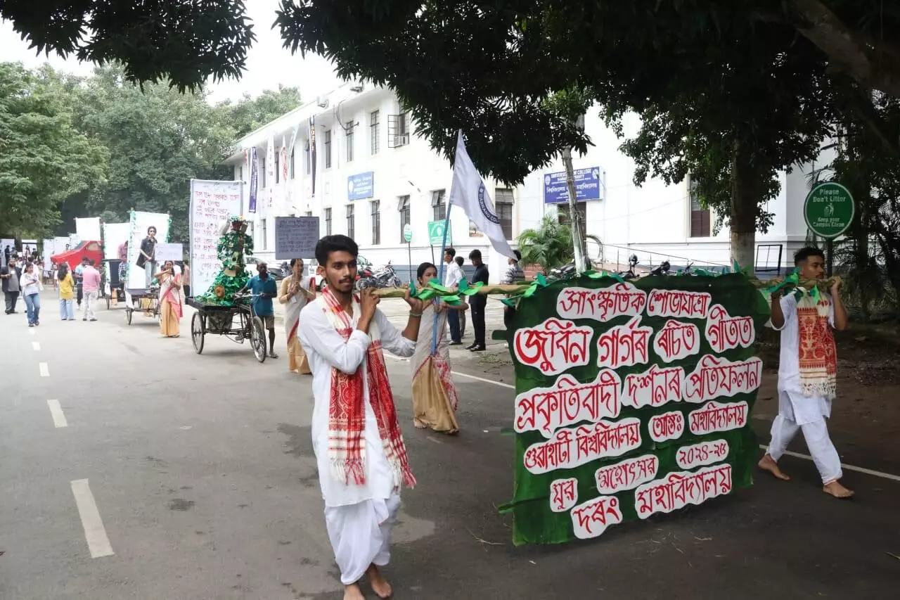 Cultures converge as Gauhati University turns into ‘mini Assam’ for youth festival