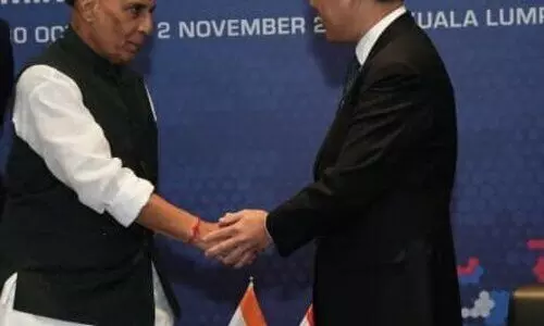 Rajnath Singh, Singapore’s Chan Chun Sing hold talks to boost defence ties