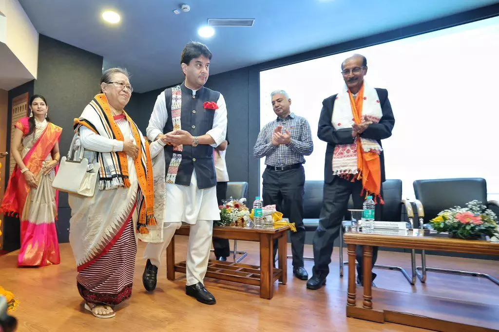 Scindia honours six Northeast achievers with Bhupen Hazarika National Awards
