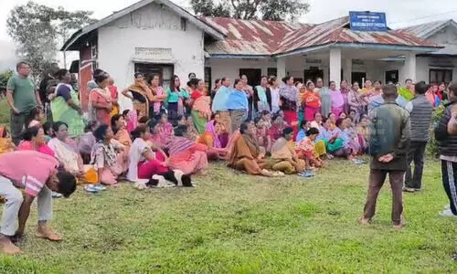 ‘Rs 4 a day for rice?’ Manipur IDPs reject relief cash, protest at Imphal Office