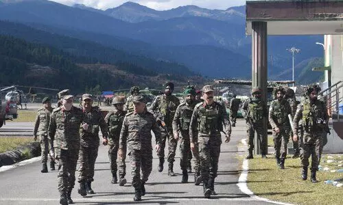 Lt Gen Pendharkar reviews India–Myanmar border readiness in Arunachal’s Vijaynagar