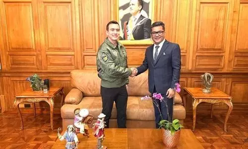 India, Ecuador discuss diversifying ties as MoS Margherita meets President Noboa