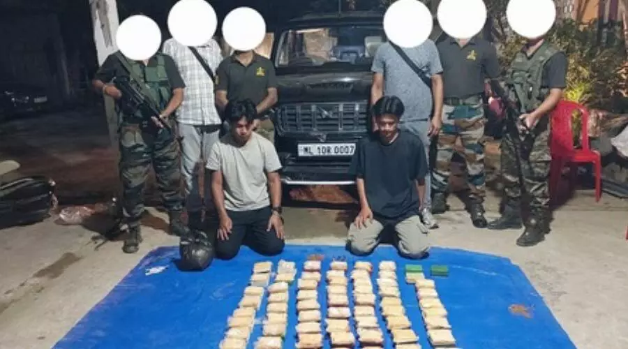 Assam Rifles, DRI seize Rs5.85 cr heroin in Cachar; two from Manipur held Assam Rifles, DRI seize Rs5.85 cr heroin in Cachar; two from Manipur held