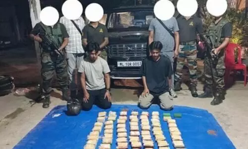 Assam Rifles, DRI seize Rs5.85 cr heroin in Cachar; two from Manipur held