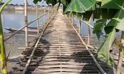 Nalbari farmer builds bamboo bridge with Rs 1L savings, reconnects nearby villages