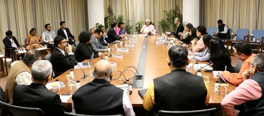 FM Sitharaman kicks off pre-Budget consultations, interacts with top economists