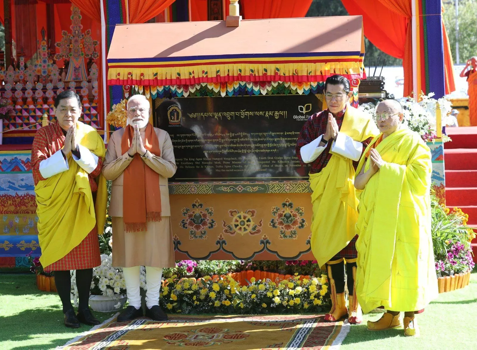 PM Modi inaugurates Kalachakra ‘Wheel of Time’ alongside Bhutan’s King