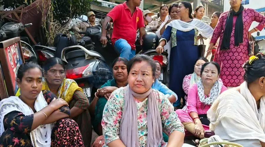 Four arrested as Silsako eviction protest flares; women launch sit-in at Dispur PS Four arrested as Silsako eviction protest flares; women launch sit-in at Dispur PS