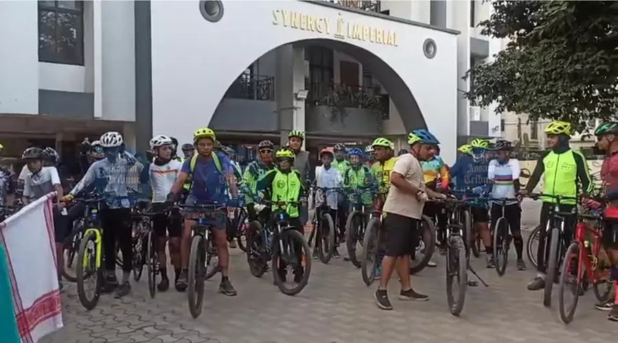Over 60 cyclists join 50-km rally in Guwahati for Zubeen Garg’s 53rd birth anniversary