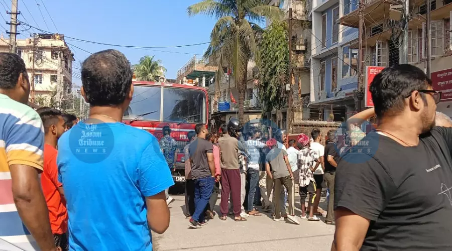 Guwahati fire claims lives of couple in Bharalumukh, gas leak suspected