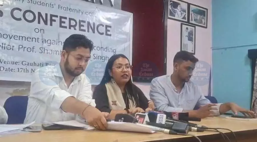 Tezpur University students seek VC’s suspension, judicial probe over graft, threats