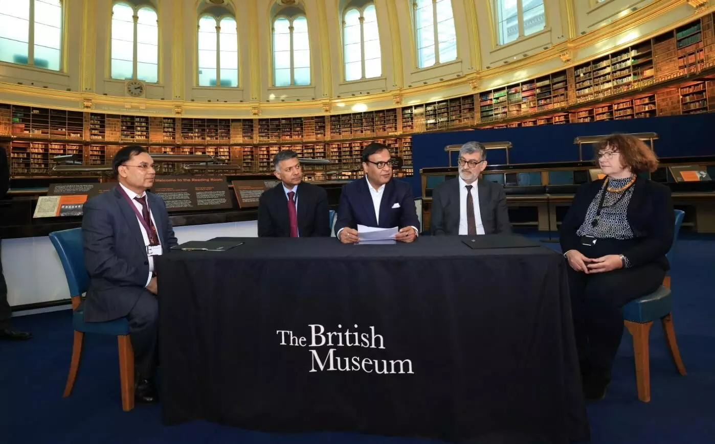 Assam seals pact with British Museum to bring 16th-century ‘Vrindavani Vastra’ in 2027