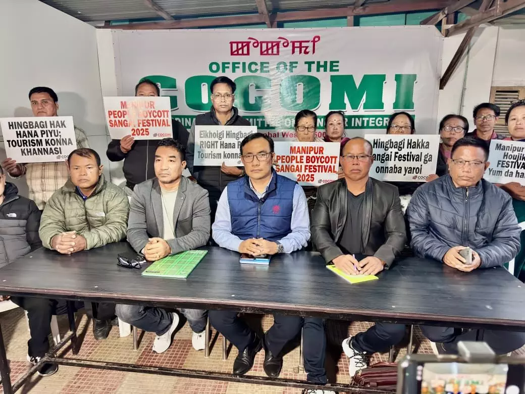 Manipur Sangai fest row: COCOMI calls statewide Nov 21 ‘cease-work’ shutdown