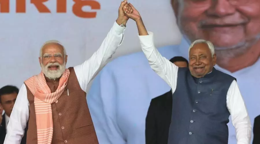 Nitish returns as Bihar CM for 10th time, 26 ministers sworn in at Gandhi Maidan Nitish returns as Bihar CM for 10th time, 26 ministers sworn in at Gandhi Maidan