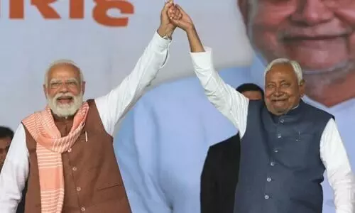 Nitish returns as Bihar CM for 10th time, 26 ministers sworn in at Gandhi Maidan