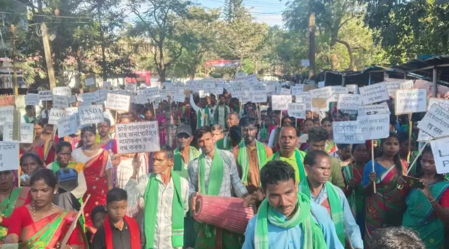 Santal community rallies in Jorhat, demands ST status and tribal rights