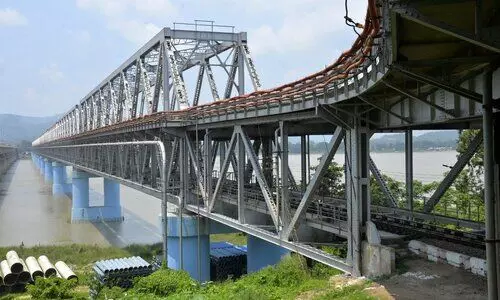 Double-lane rail expansion progresses, but Saraighat Bridge remains a choke point