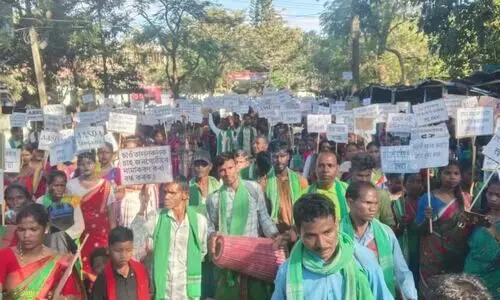 Santal community rallies in Jorhat, demands ST status and tribal rights