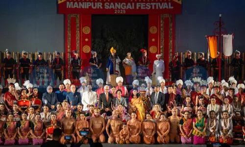 Manipur governor inaugurates Sangai Festival amid widespread protests
