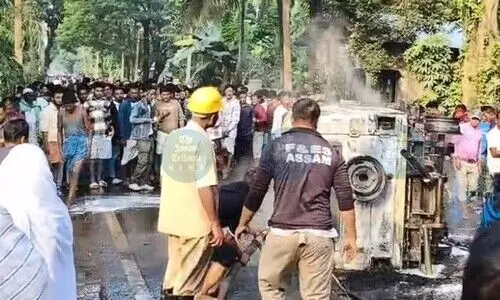 Hajo horror: Two schoolgirls killed, another injured as speeding SUV hits trio