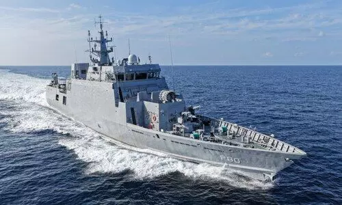 Navy commissions anti-submarine vessel INS Mahe; Army Chief attends ceremony