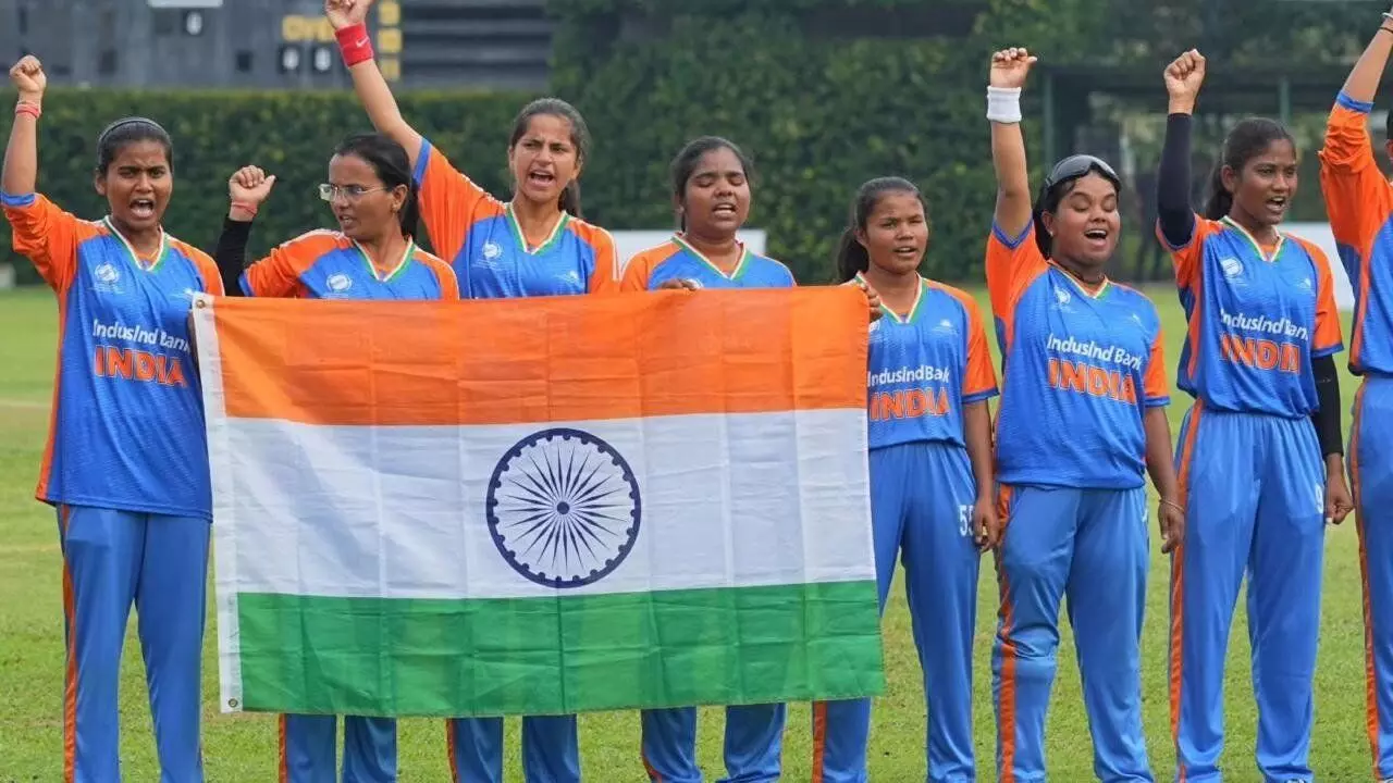 ‘Historic win’, says BJP after felicitating Blind Women’s T20 team